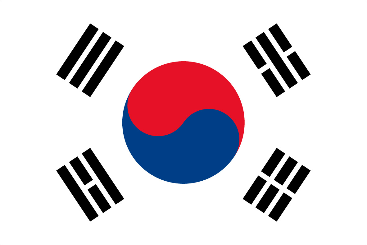 Bandeira Coreia