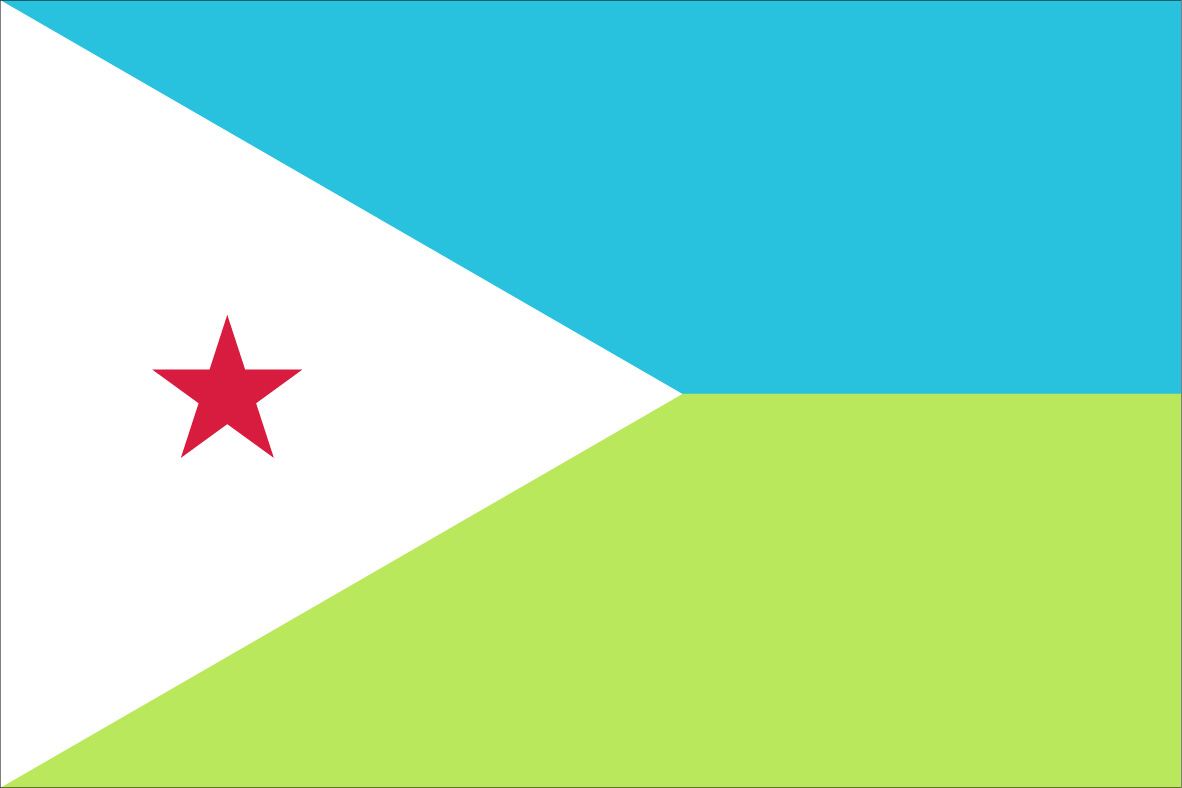 Bandeira Djibouti