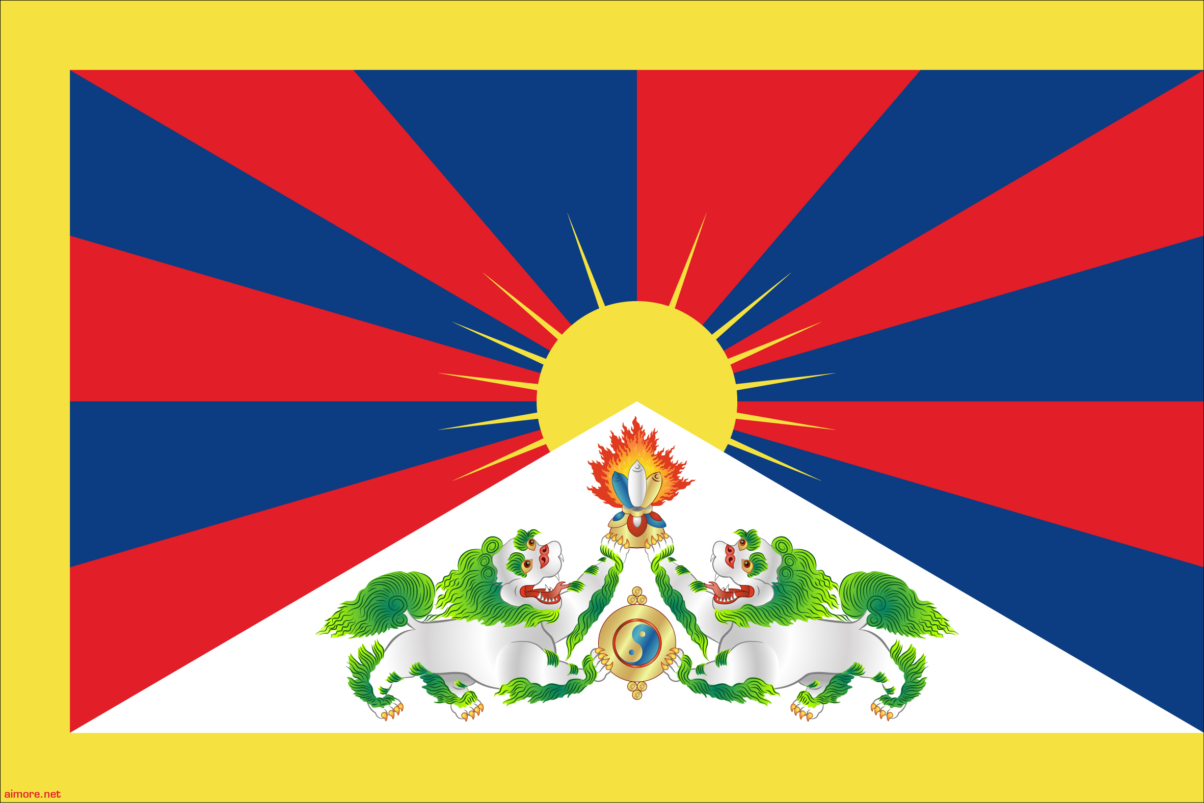 Bandeira Tibete