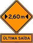 Sinalizaçao de Obras - Largura limitada