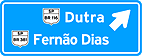 Placa de Orientacao de Destino - Placa indicativa de sentido (direcao) 06