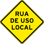 Rua de uso local